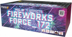 Sestavený ohňostroj Force 172 ran